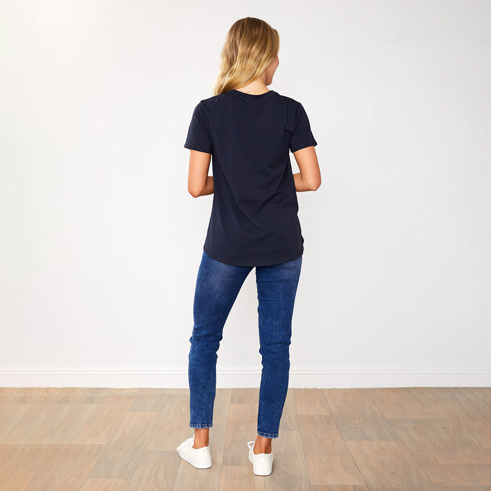Mila Top (Navy)