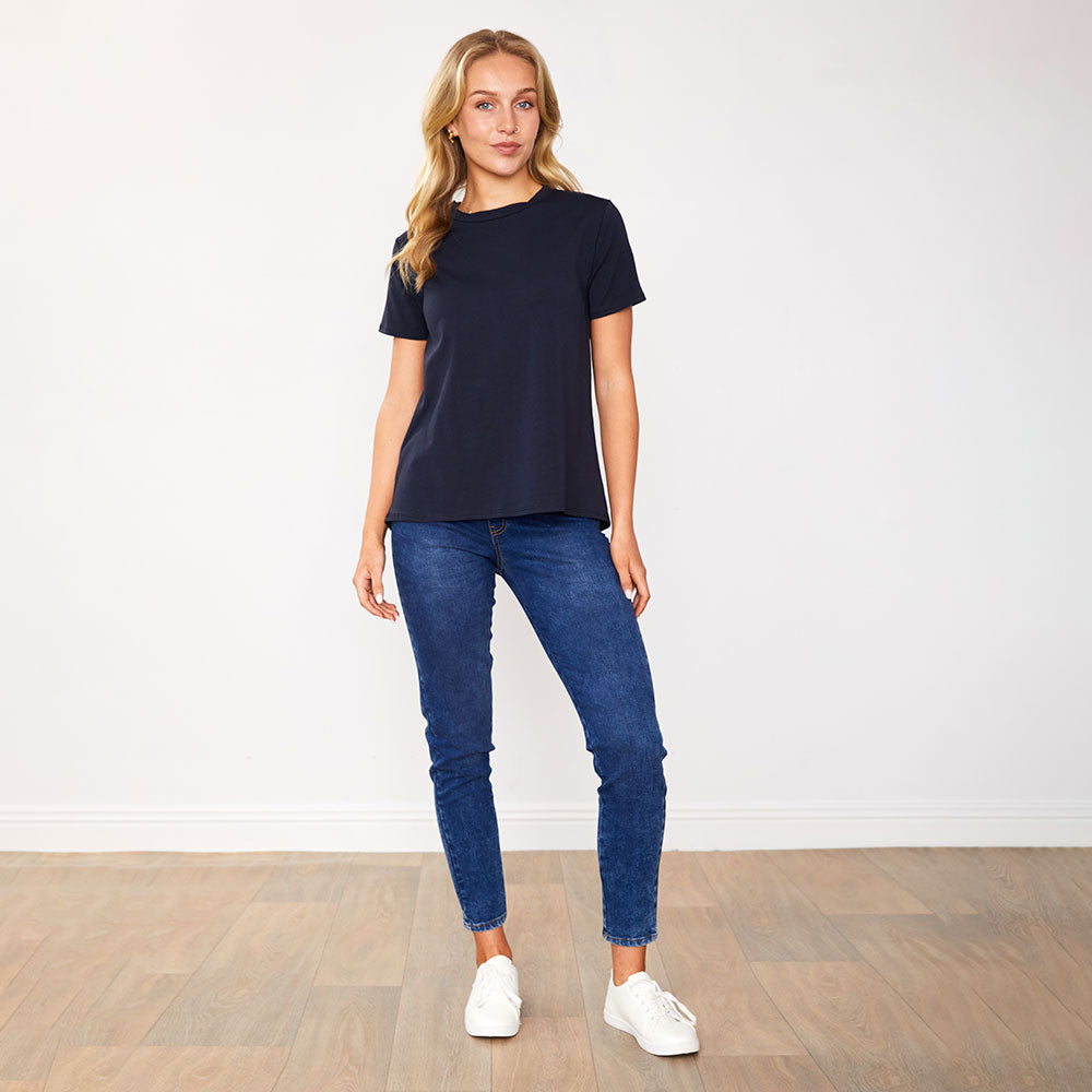 Mila Top (Navy)