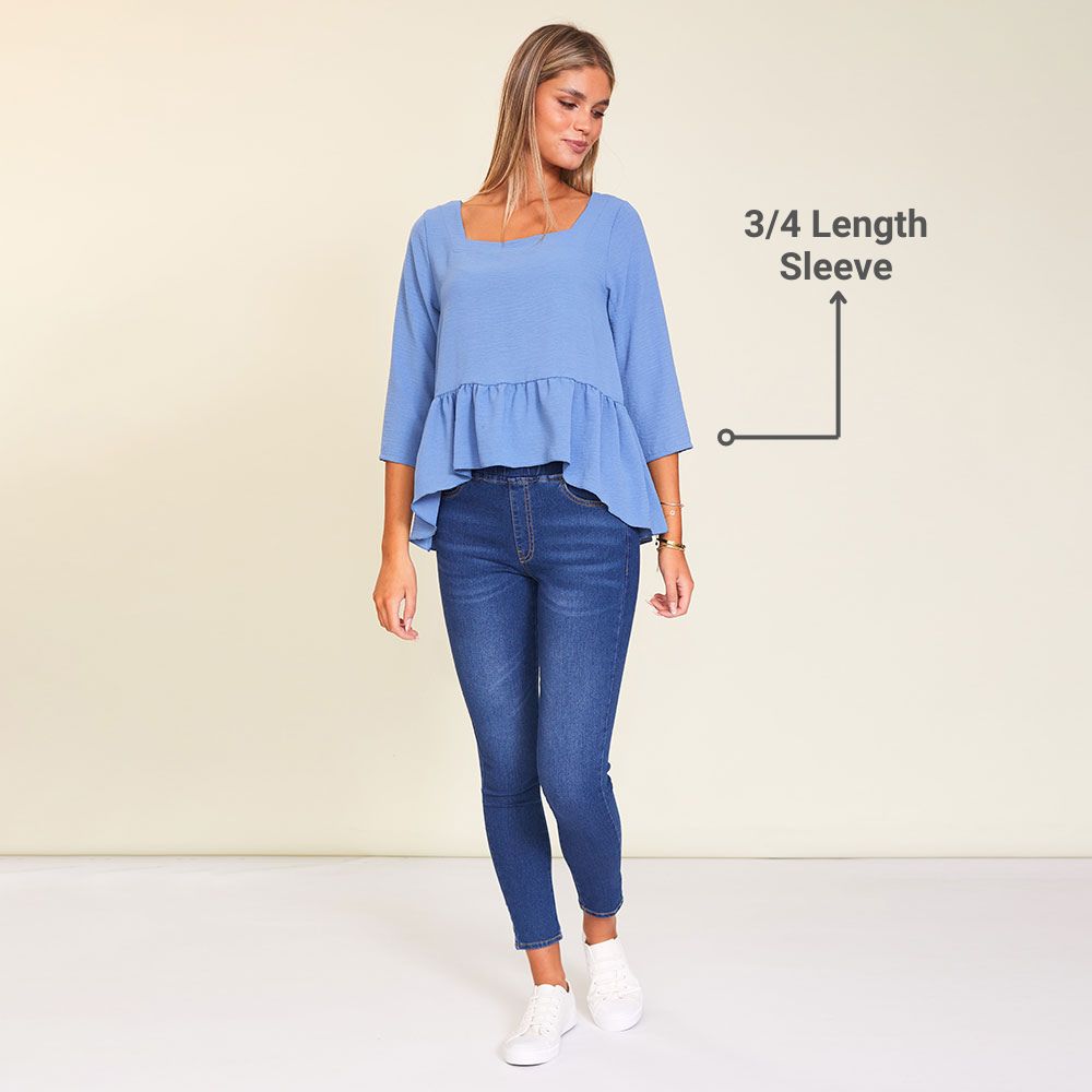 Naomi Top (Powder Blue)