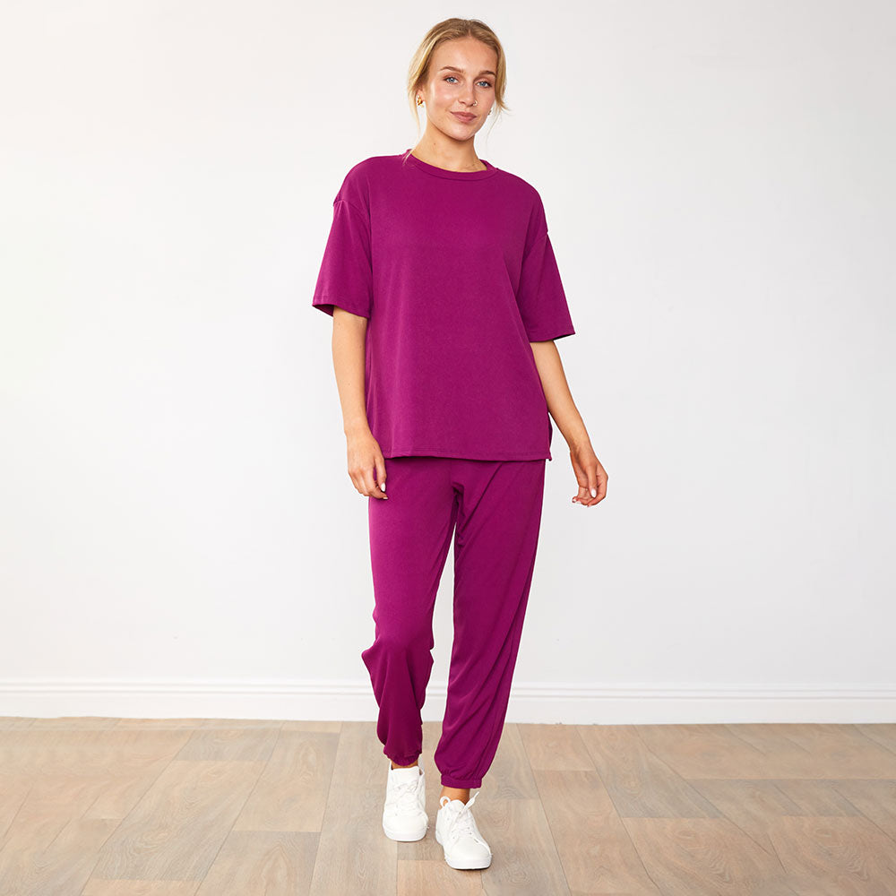 Nelson Co-ords Black & Berry (2 for €77)