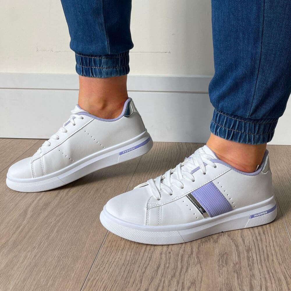 Nessa Sneakers (Purple) - The Casual Company