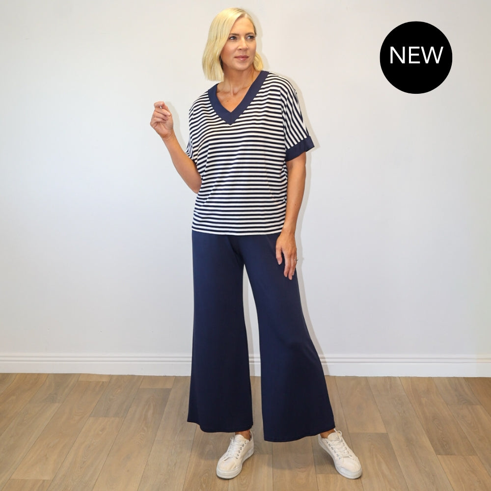 Zara Trousers (Navy)