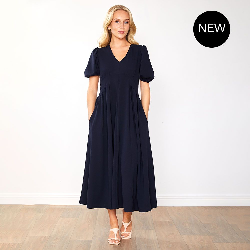 Nicole Dress (Navy)