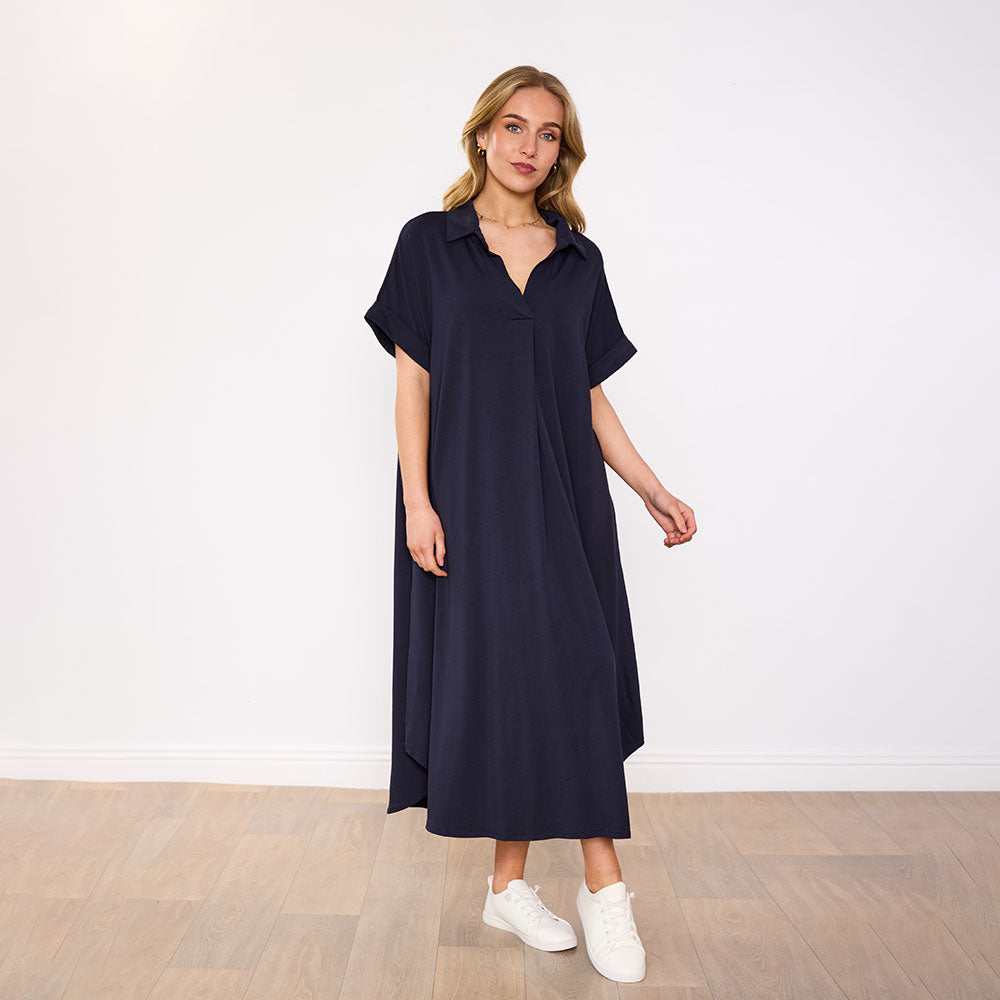 Pamela Dress (Navy)