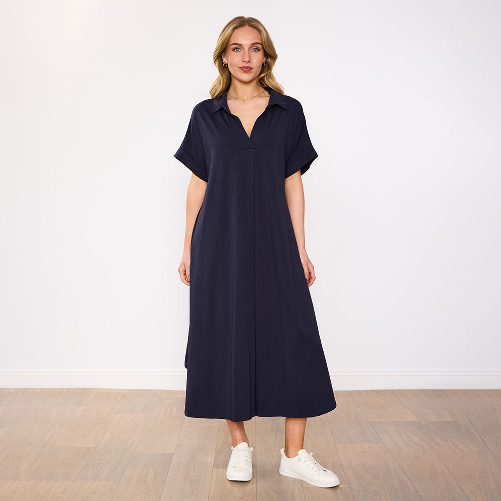 Pamela Dress (Navy)