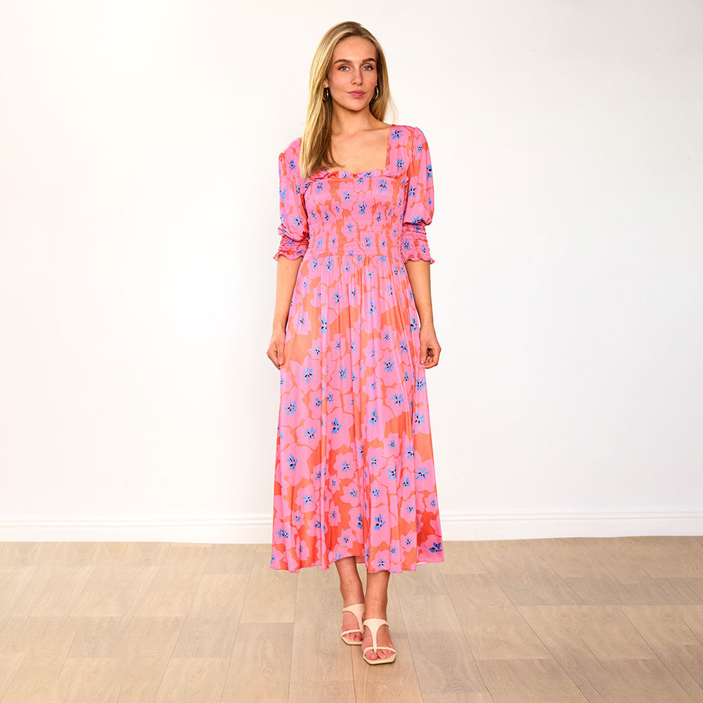 Pixie Dress (Pink Poppy)