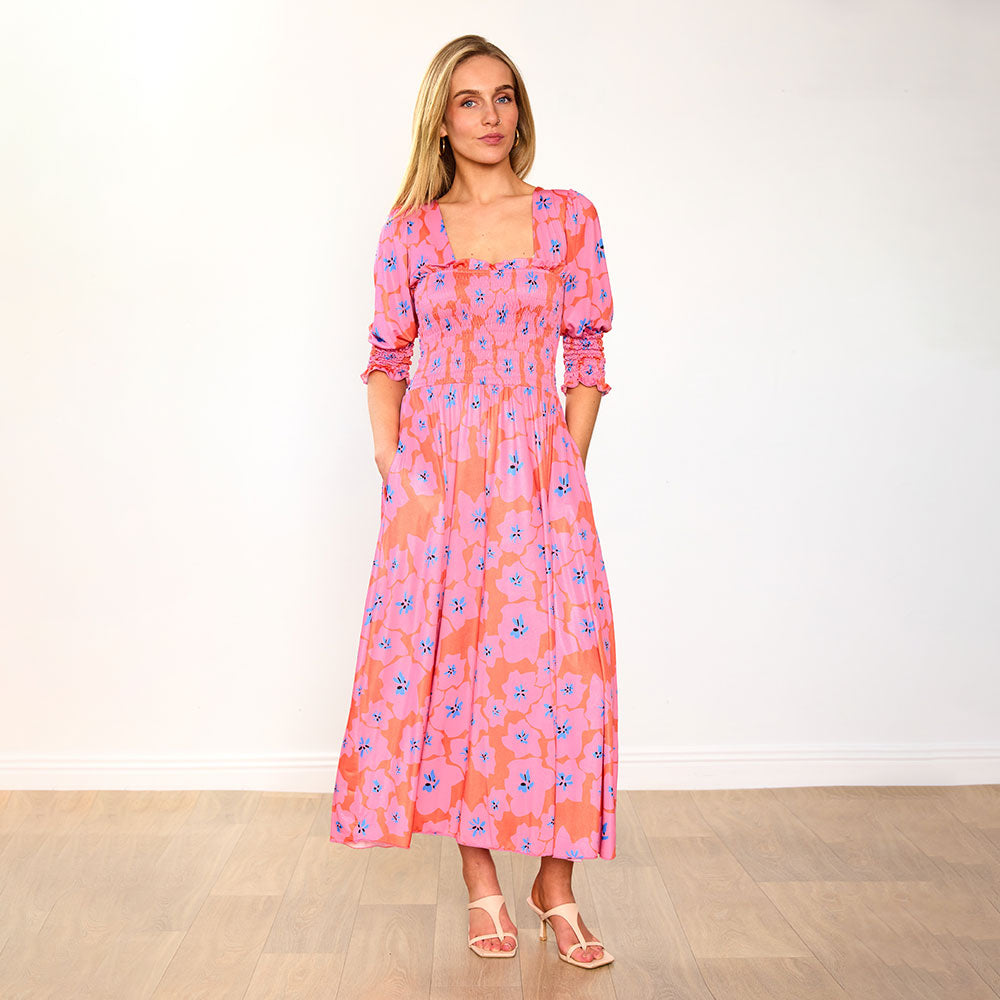 Pixie Dress (Pink Poppy)