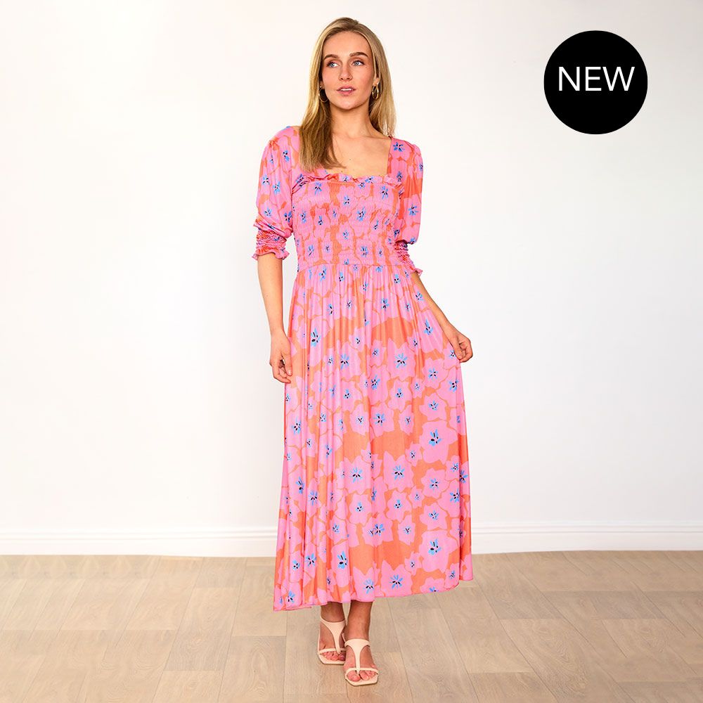 Pixie Dress (Pink Poppy)