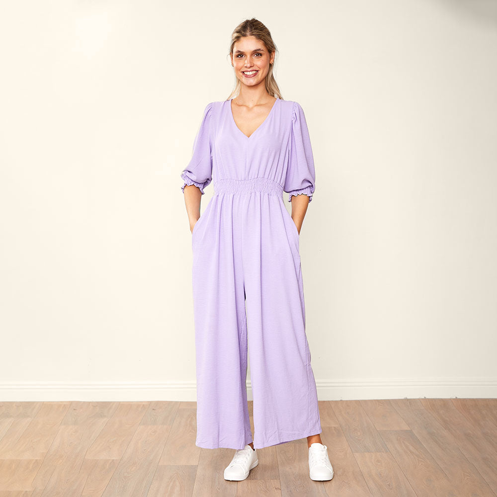 Regina Jumpsuit Lilac & Pink (2 for €68)