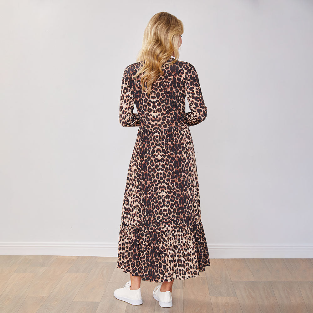 Sabrina Dress (Leopard)