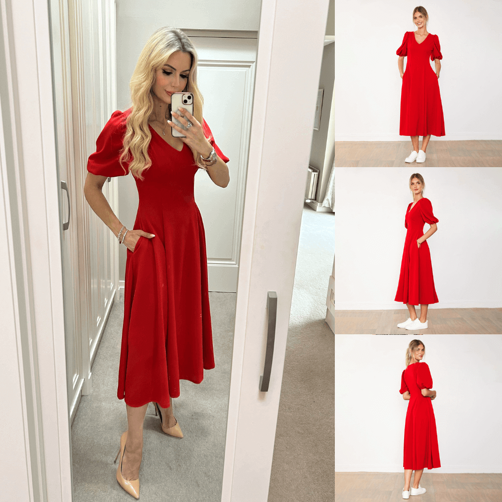 Lucy Dress (Red)