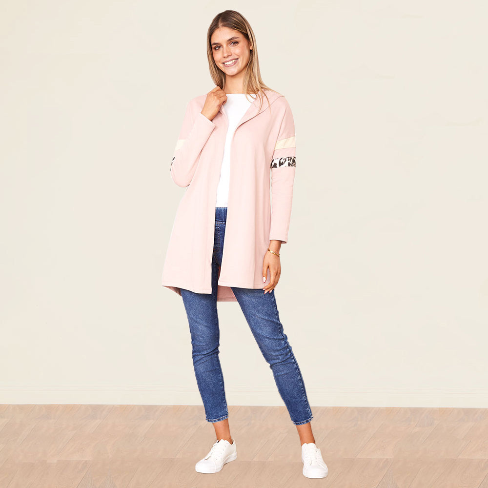 Rosie Hoody (Pink/Cream)