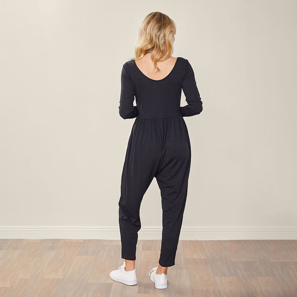 Sage Jumpsuit (Black)