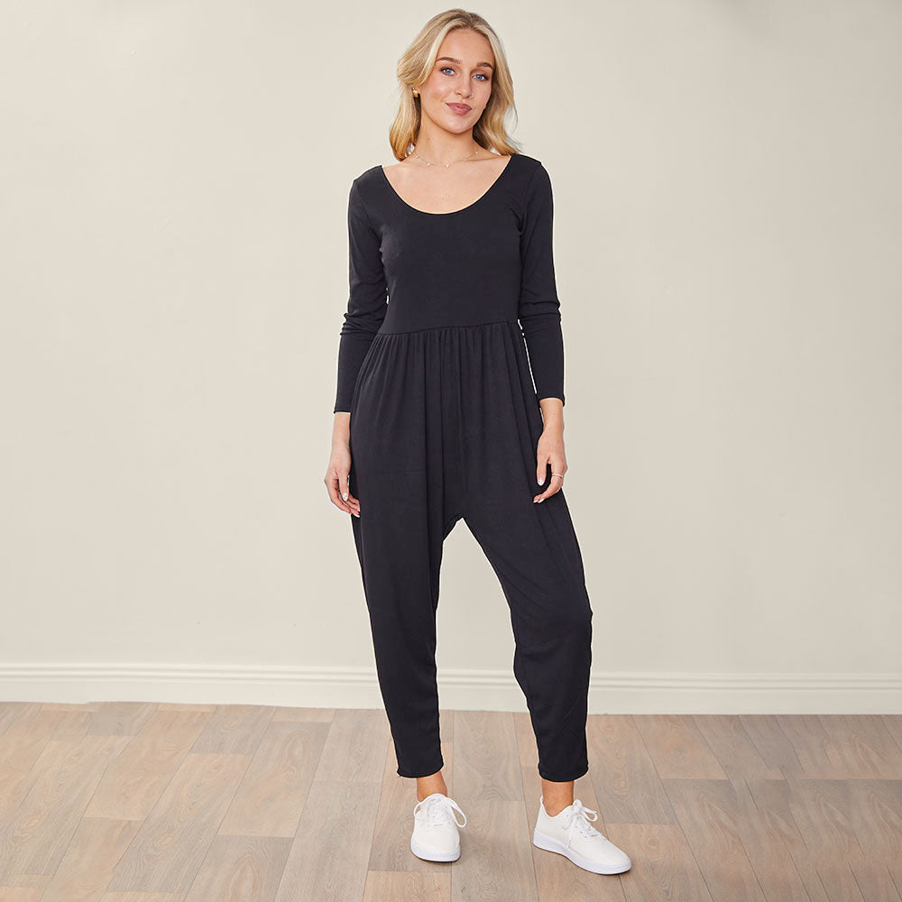 Sage Jumpsuit (Black)