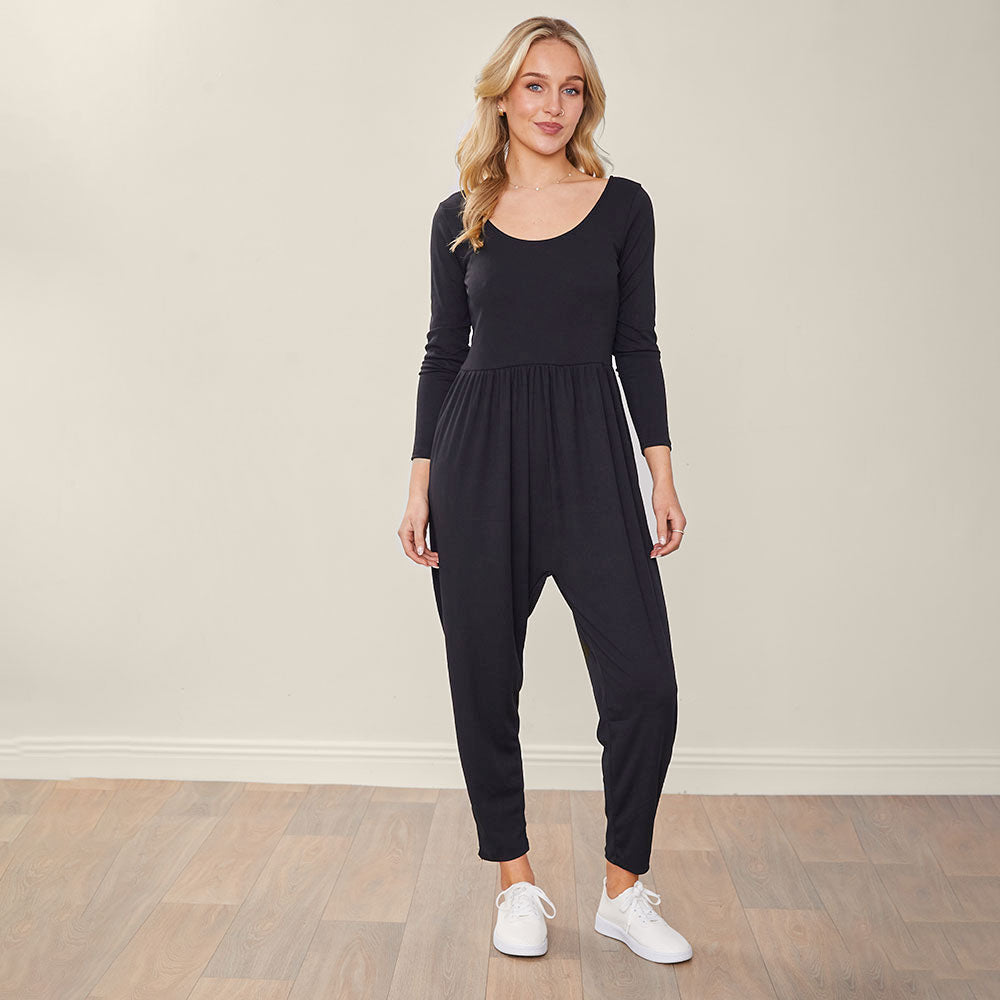 Sage Jumpsuit (Black)