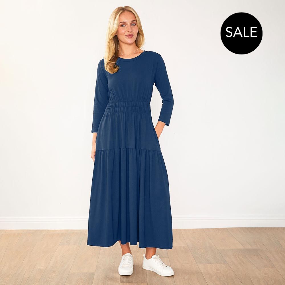 Leslie Dress (Navy)