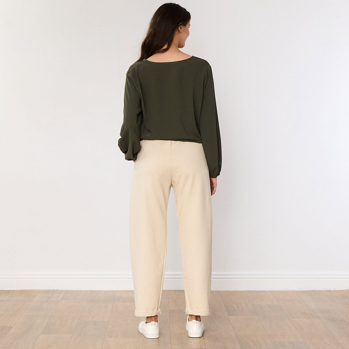 Sandra Tie Top (Khaki)