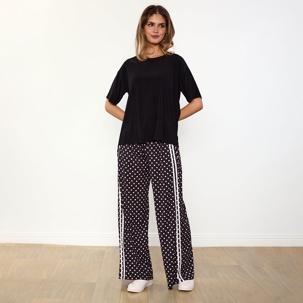Sheena Co-Ord (Black/Polka Dot)