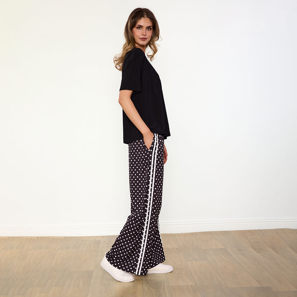 Sheena Co-Ord (Black/Polka Dot)
