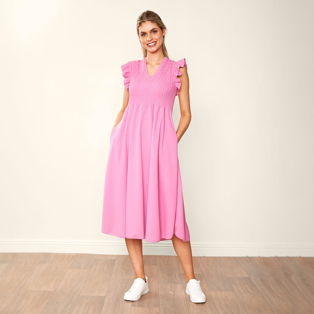 Sienna Dress Black & Pink (2 for €76)