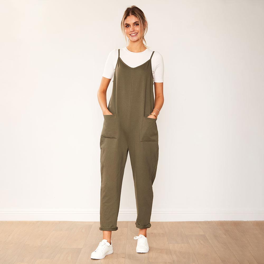 Sophie Jumpsuit (Khaki)