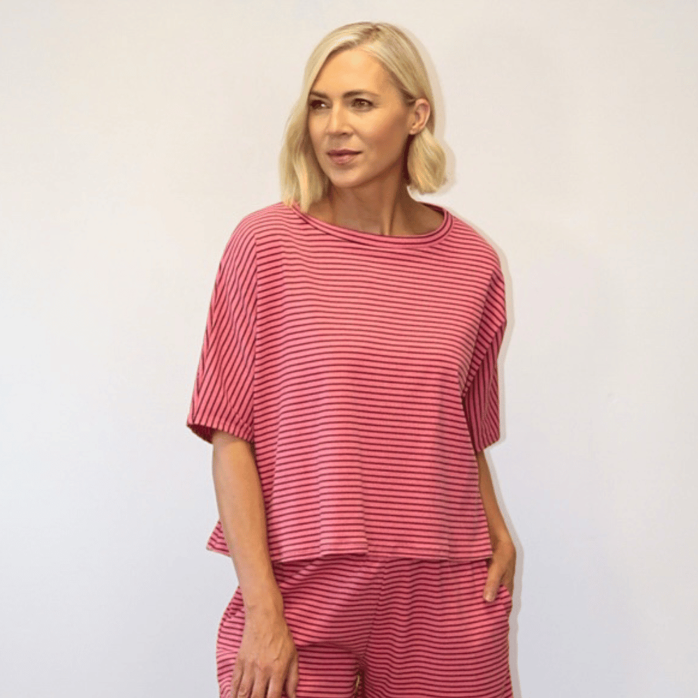 Felicity Top (Pink/Brown)