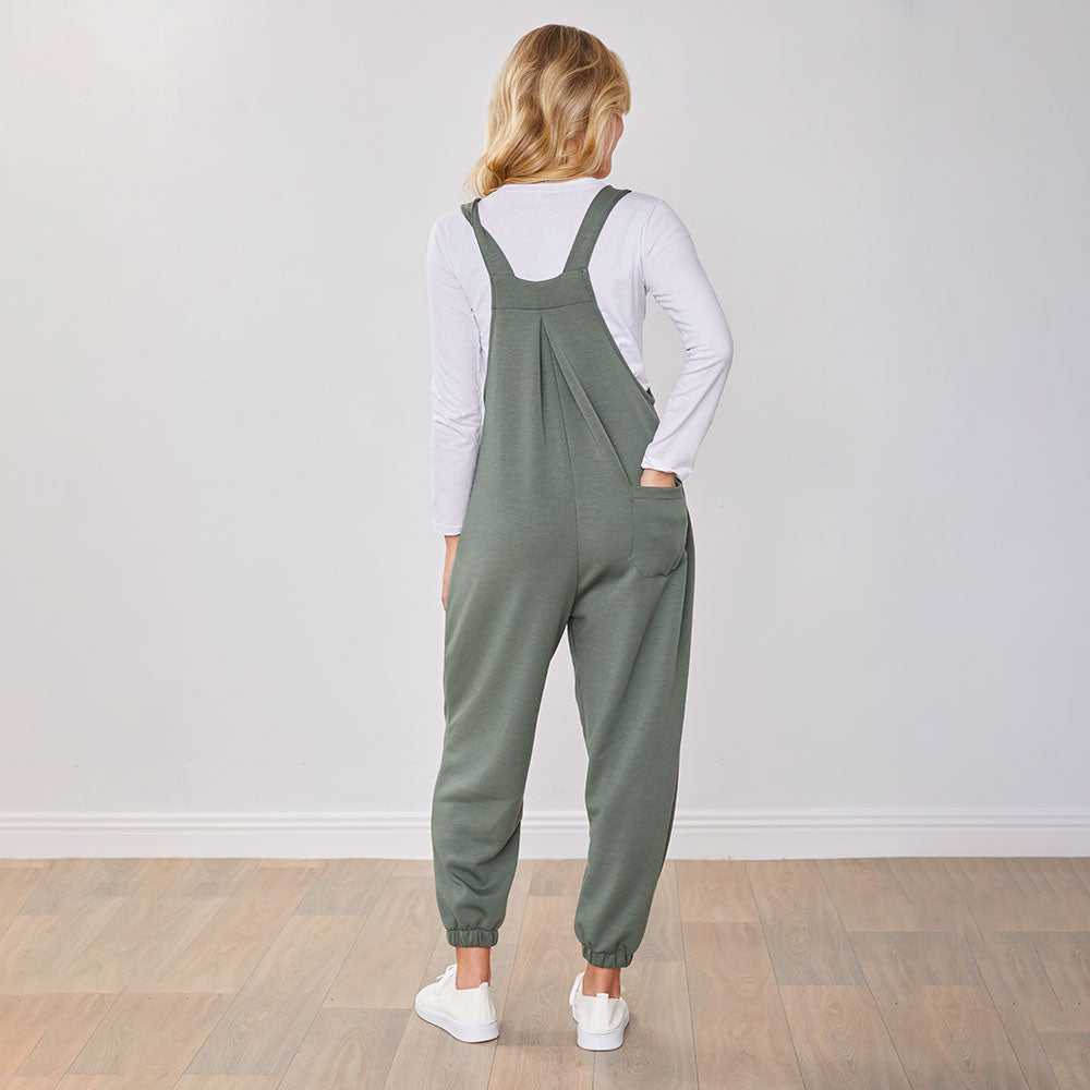 Tilly Dungaree (Khaki)