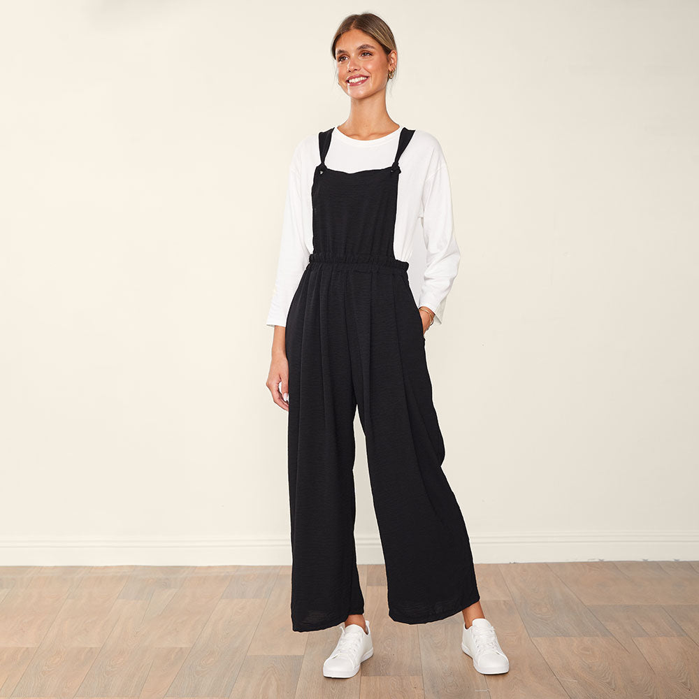 Toby Dungarees (Black)