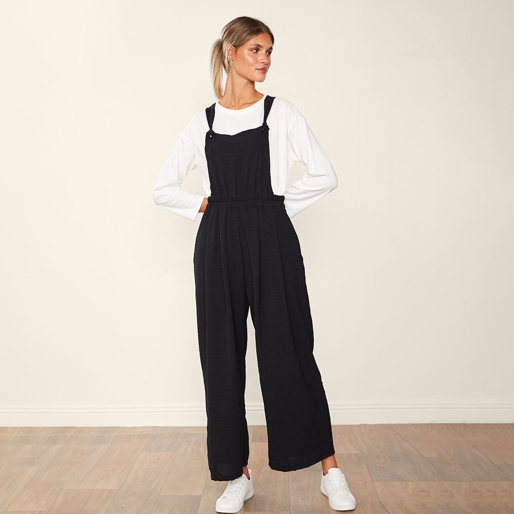 Toby Dungarees (Black)