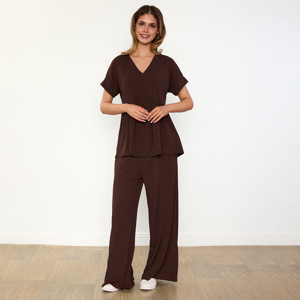 Tommy Co-Ord in brown – women's co-ord set – view 10