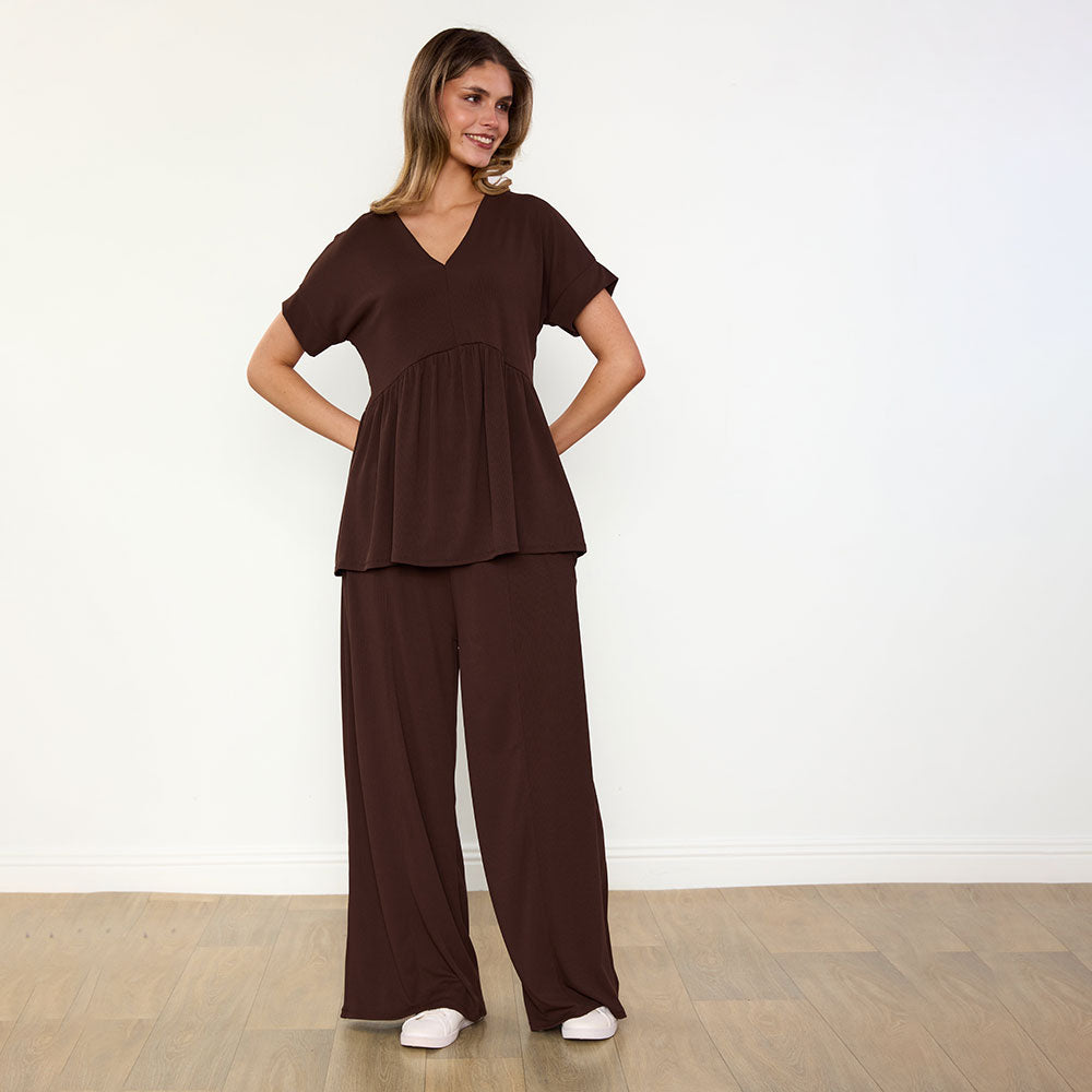 Tommy Co-Ord in brown – women's co-ord set – view 9