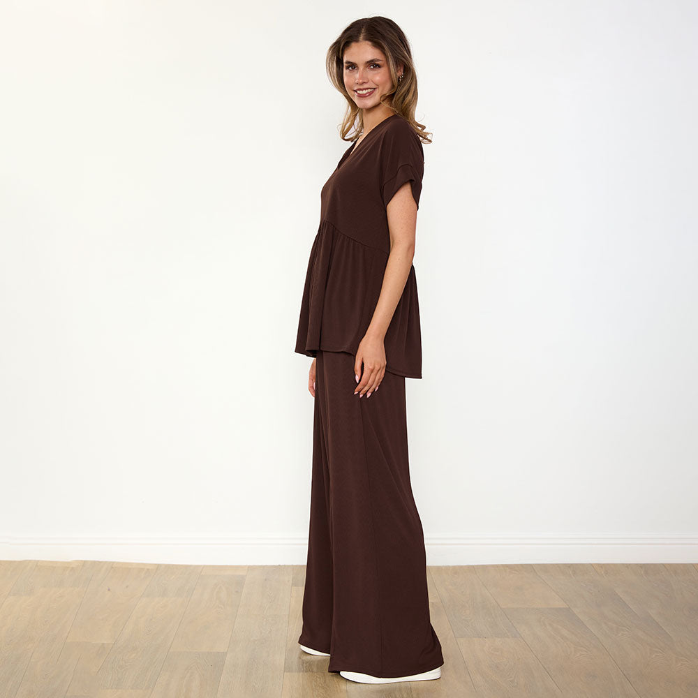 Tommy Co-Ord in brown – women's co-ord set – view 12