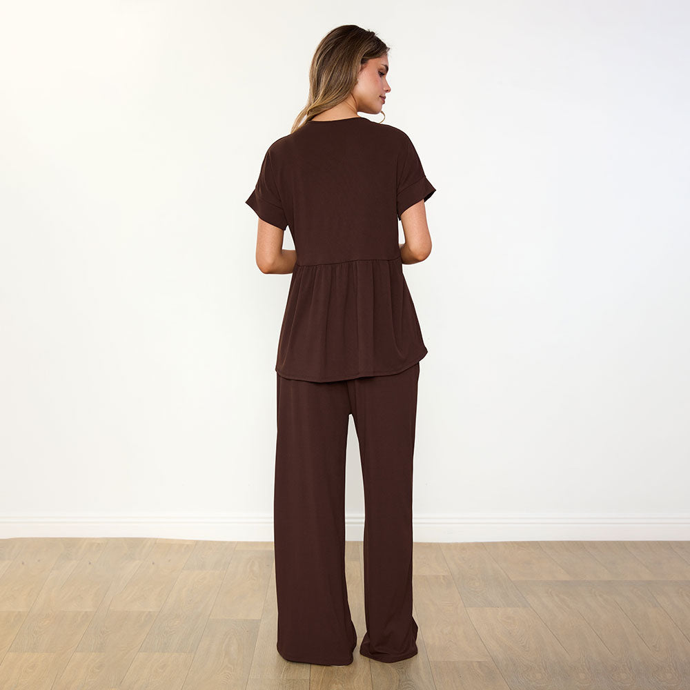 Tommy Co-Ord in brown – women's co-ord set – view 13