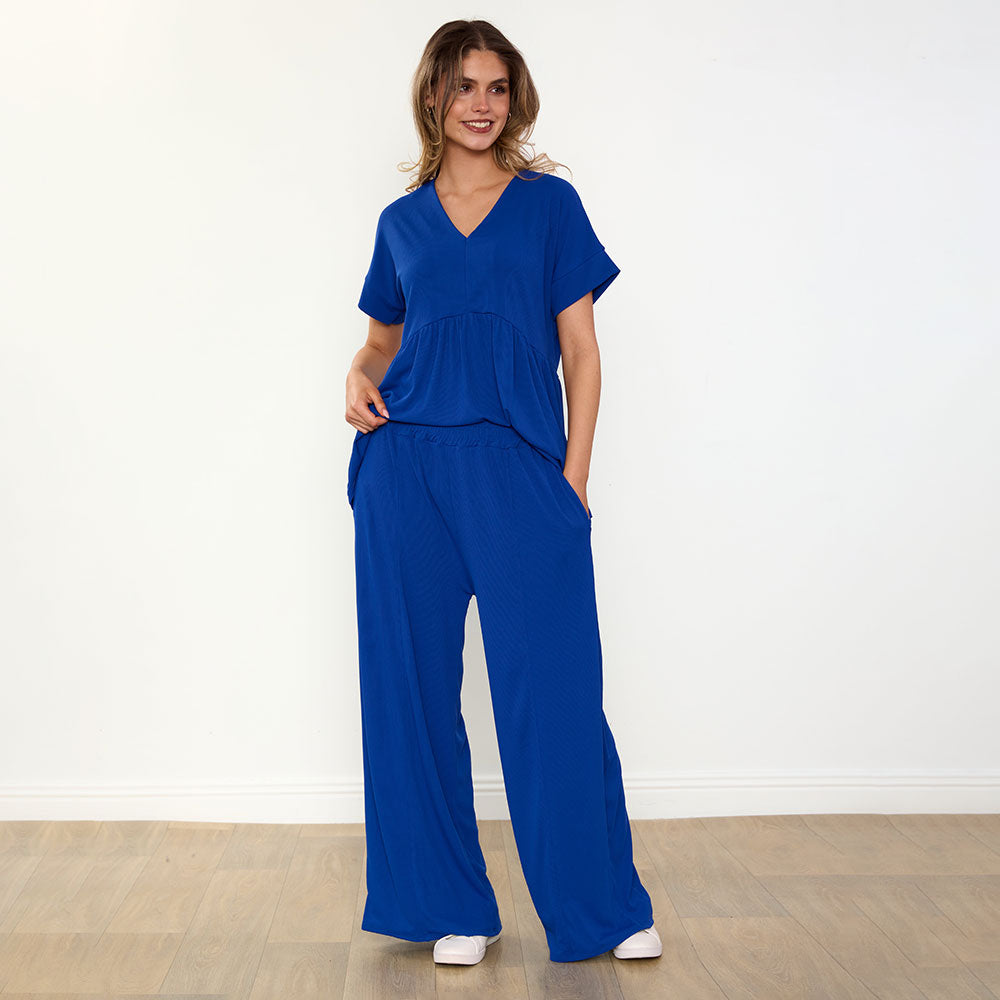 Tommy Co-Ord in cobalt – women's co-ord set – view 5