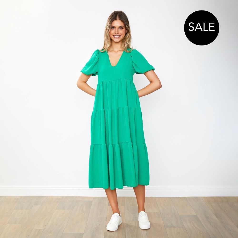 Mabel Dress (Emerald)