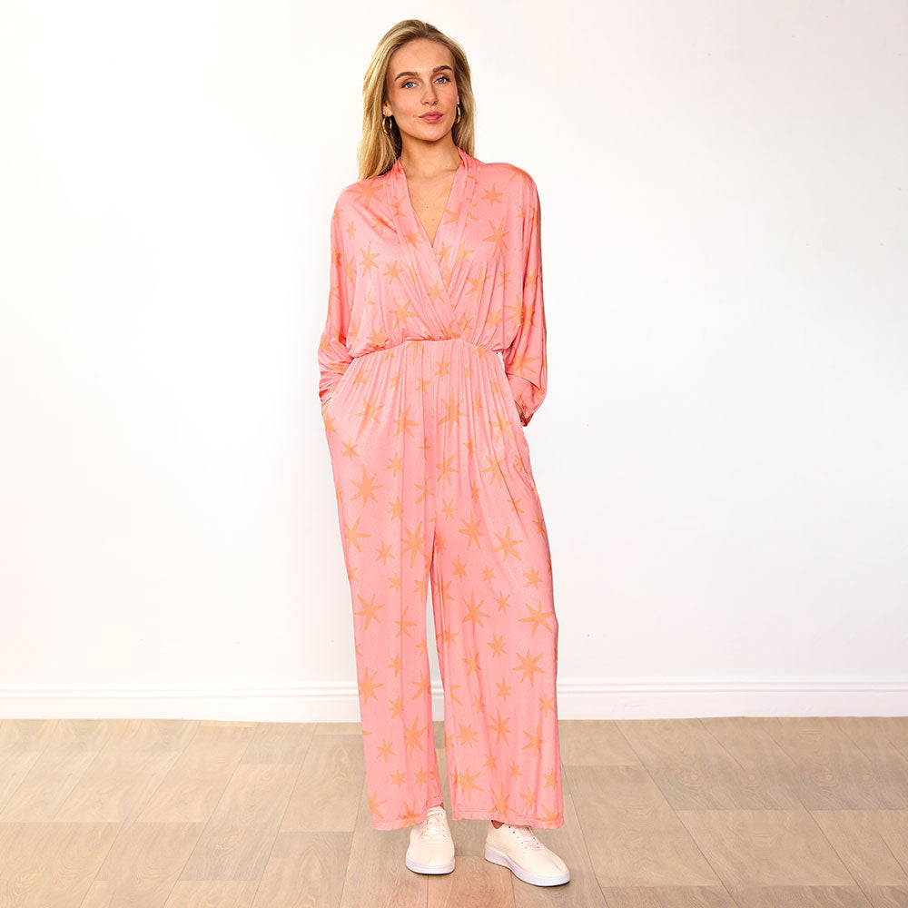 Vogue Jumpsuit (Peach Star)