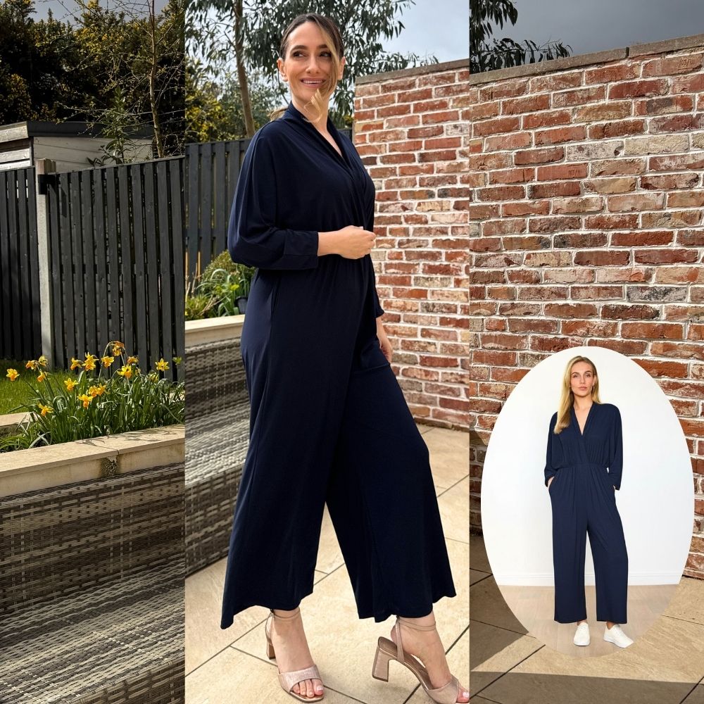 Vogue Jumpsuit (Navy)