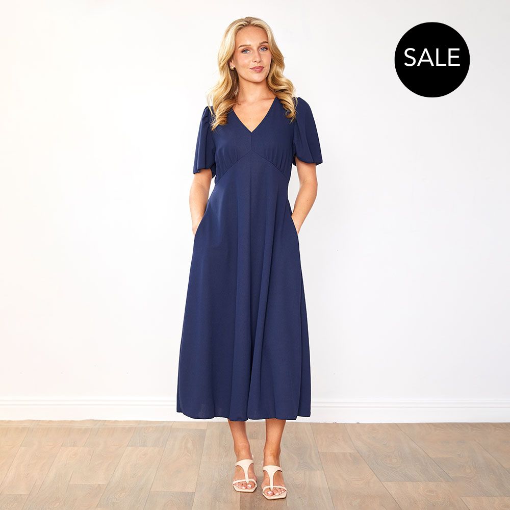 Whitney Dress (Navy)