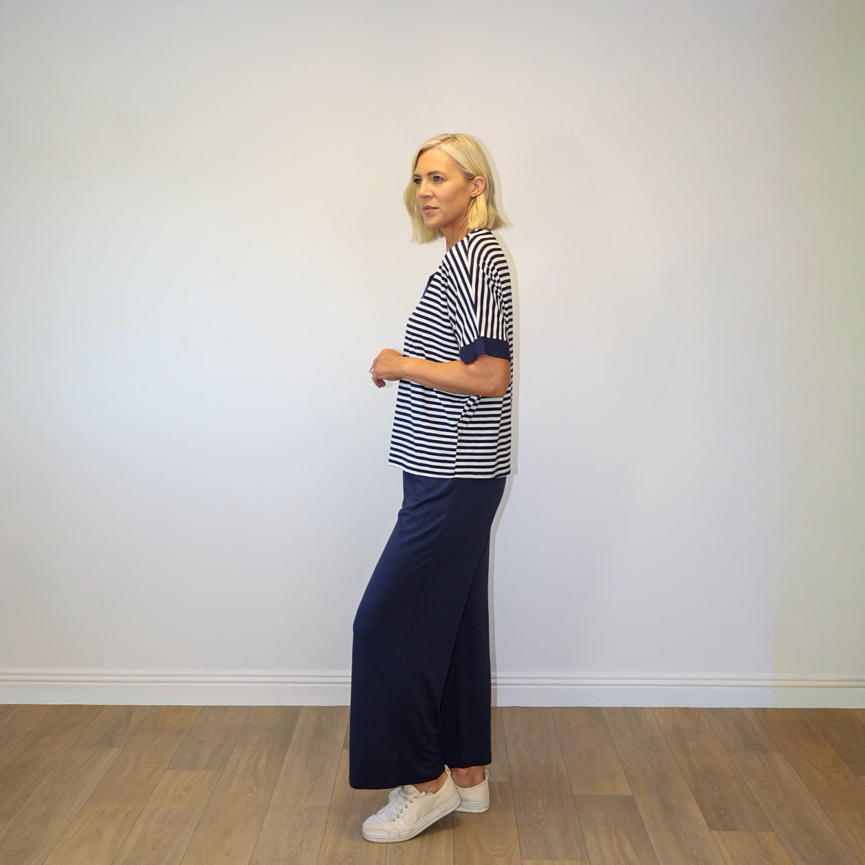 Zara Co-ord (Navy Stripe)