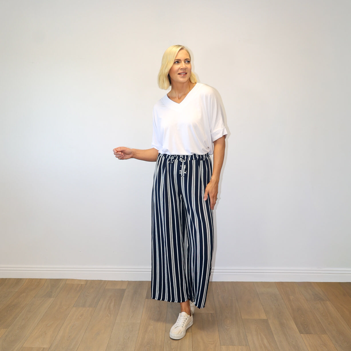 Zara Co-ord (Navy/White Stripe)