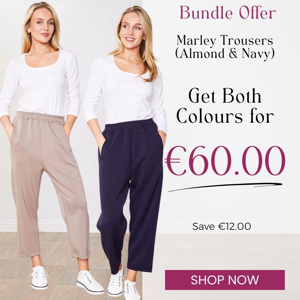 Marley Trousers Almond & Navy (2 for €60)