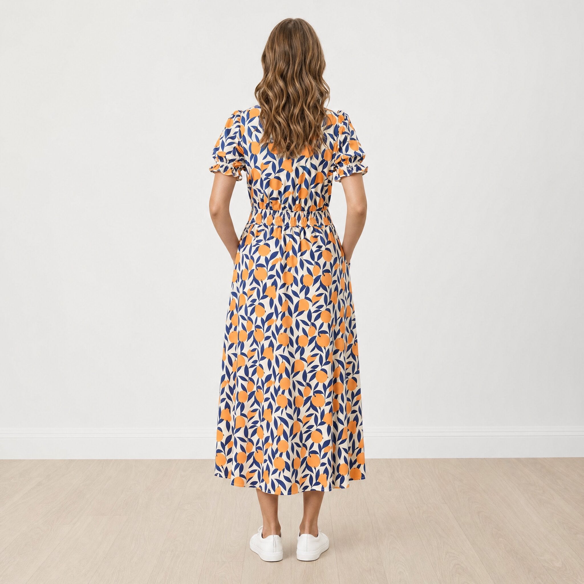 Belle Dress (Tangerine)