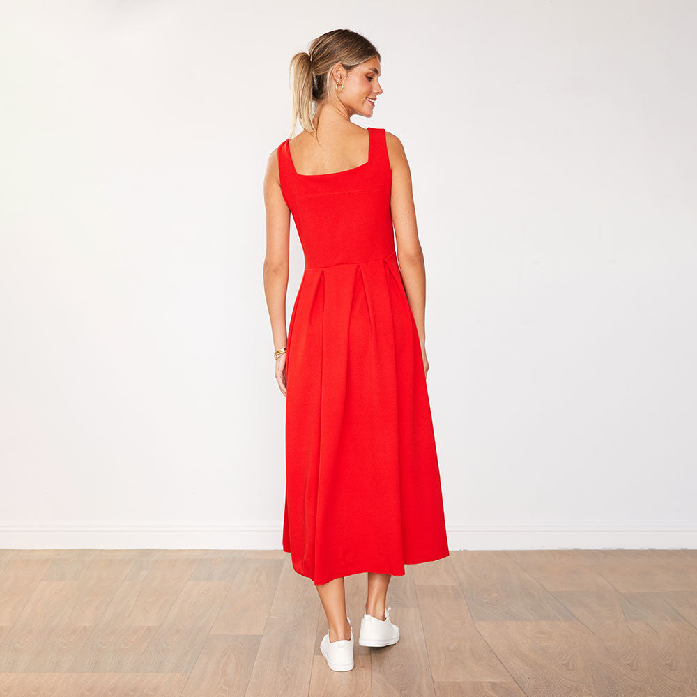 Maddie Dress (Red)