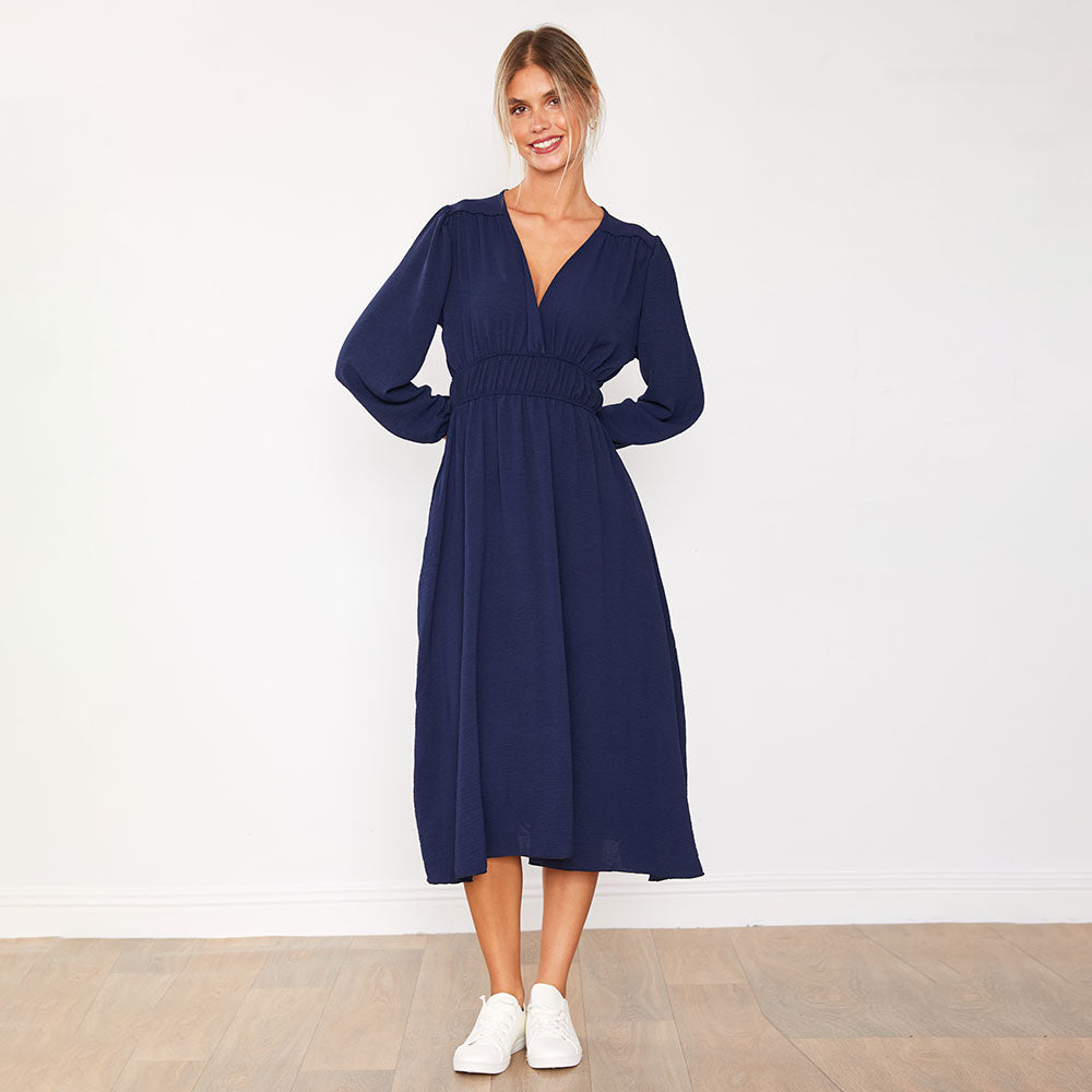 Gina Dress (Navy)