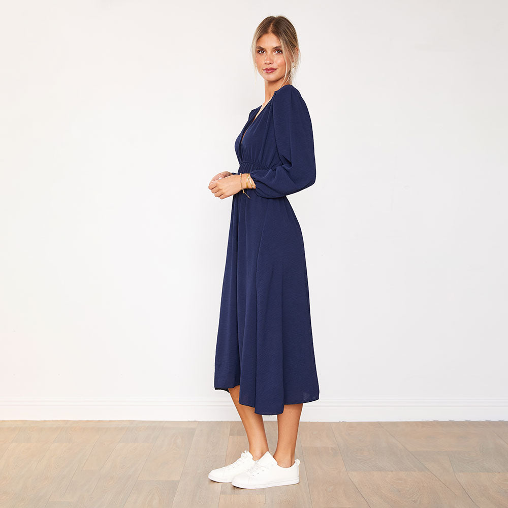 Gina Dress (Navy)