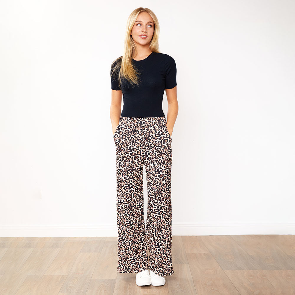 Sadie Trousers (Leopard)