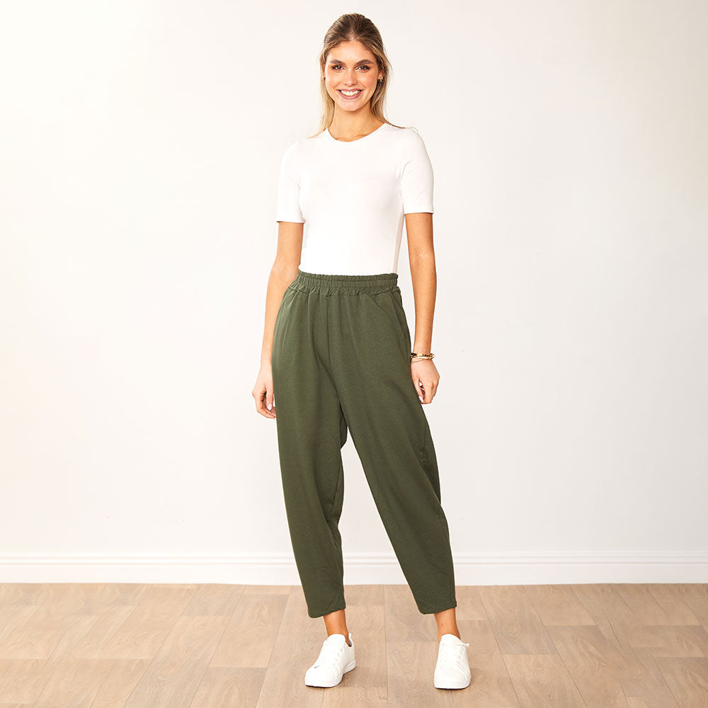 Blaire Trousers (Khaki) - The Casual Company