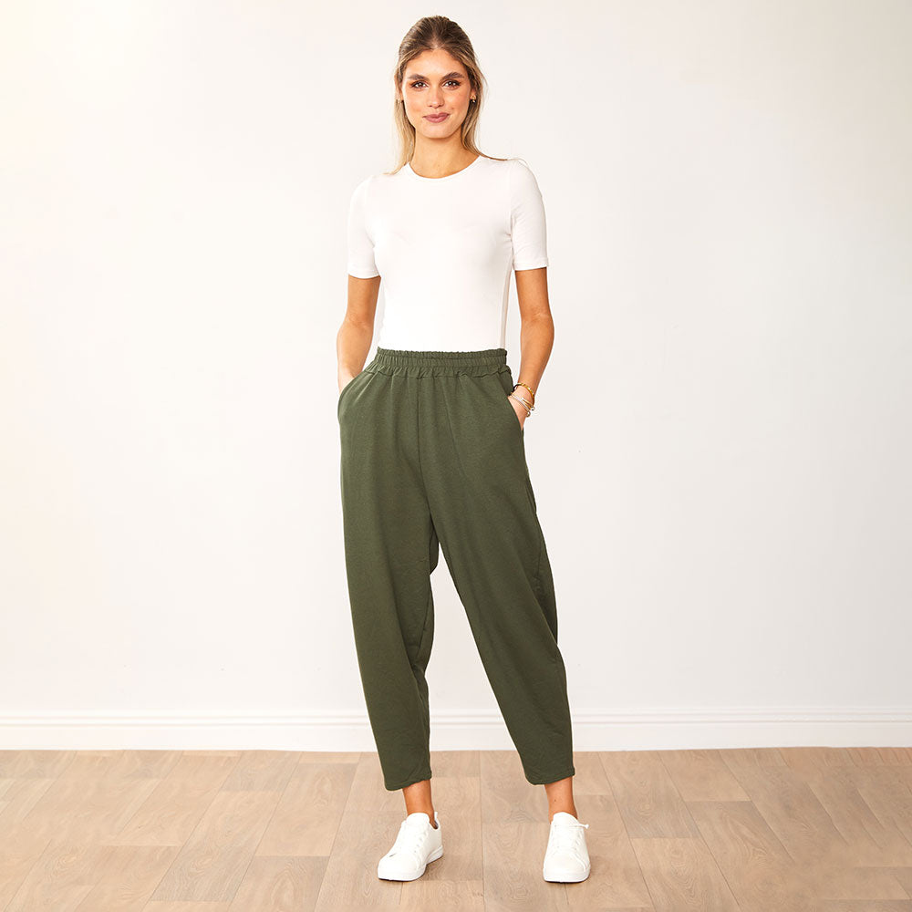 Blaire Trousers (Khaki) - The Casual Company