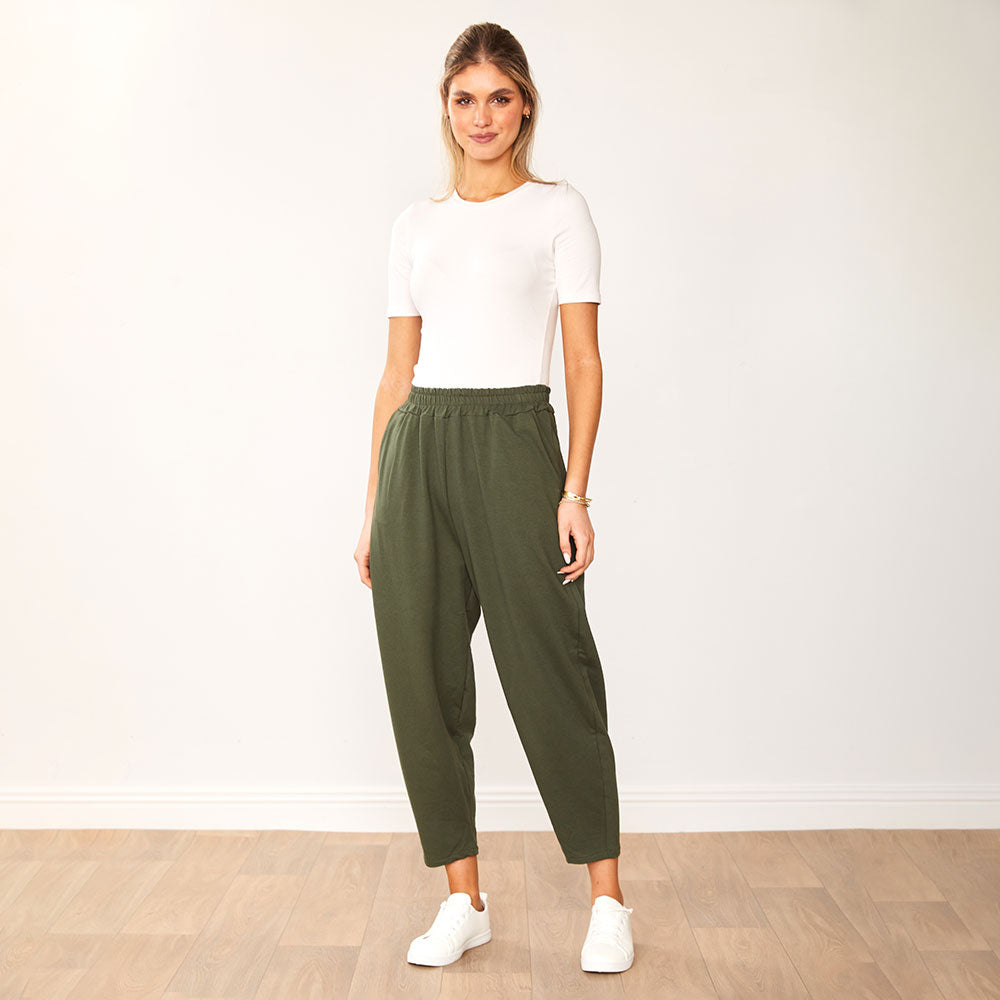 Blaire Trousers (Khaki) - The Casual Company