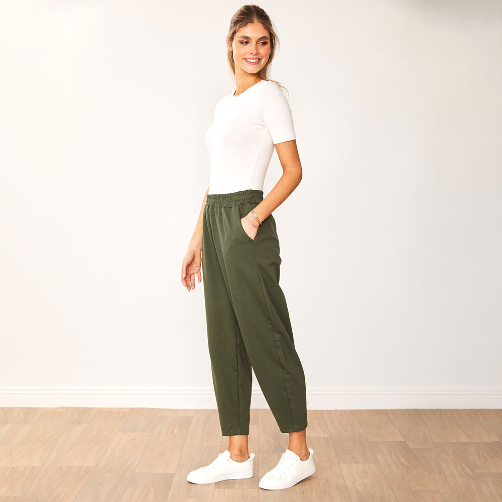 Blaire Trousers (Khaki) - The Casual Company